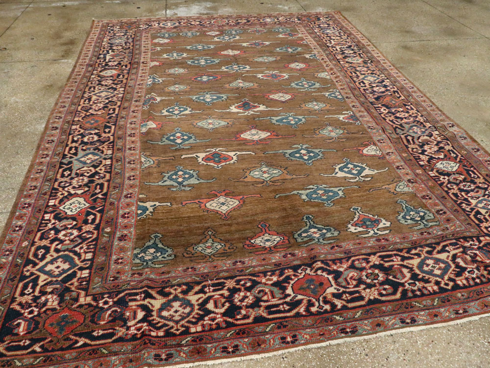 Antique Persian Mahal Carpet, No.8538 - Staging