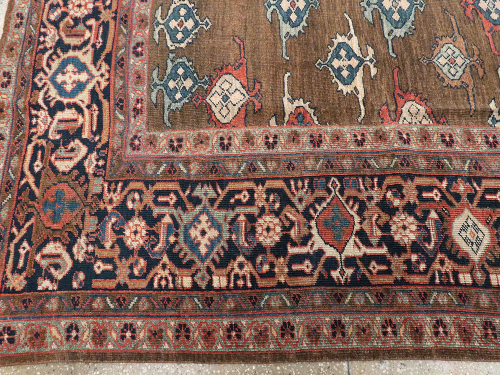 Antique Persian Mahal Carpet, No.8538 - Staging
