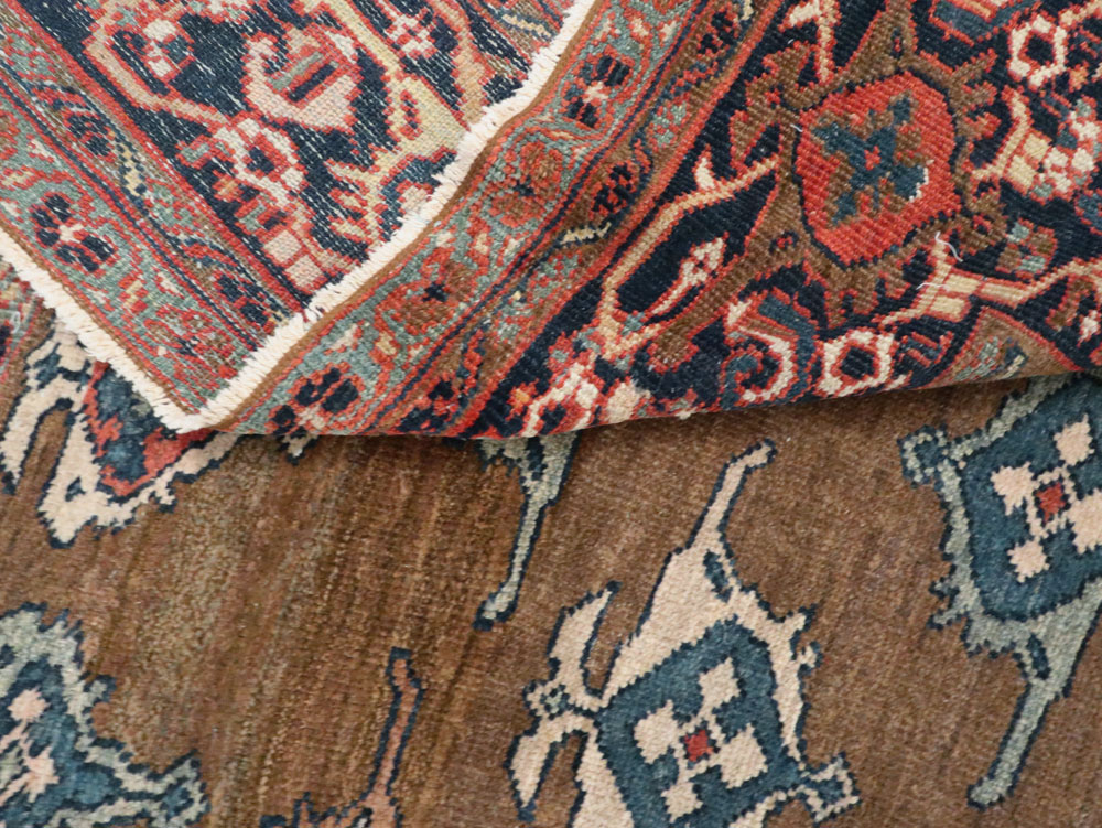 Antique Persian Mahal Carpet, No.8538 - Staging