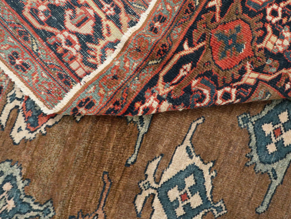 Antique Persian Mahal Carpet, No.8538 - Staging