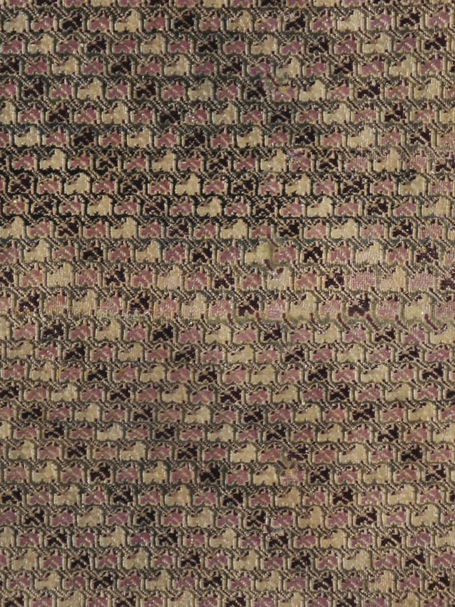 Antique Indian Agra Square Carpet, No.8541 - Staging