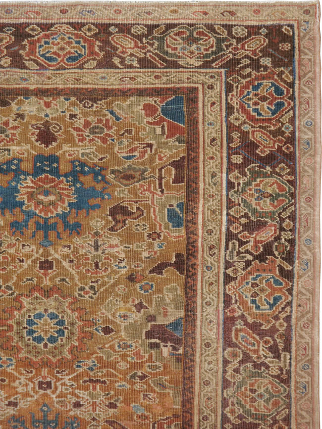 Antique Persian Mahal Carpet, No.8557 - Staging