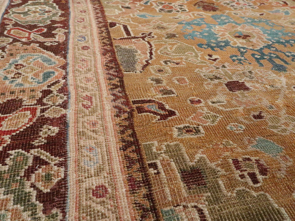 Antique Persian Mahal Carpet, No.8557 - Staging
