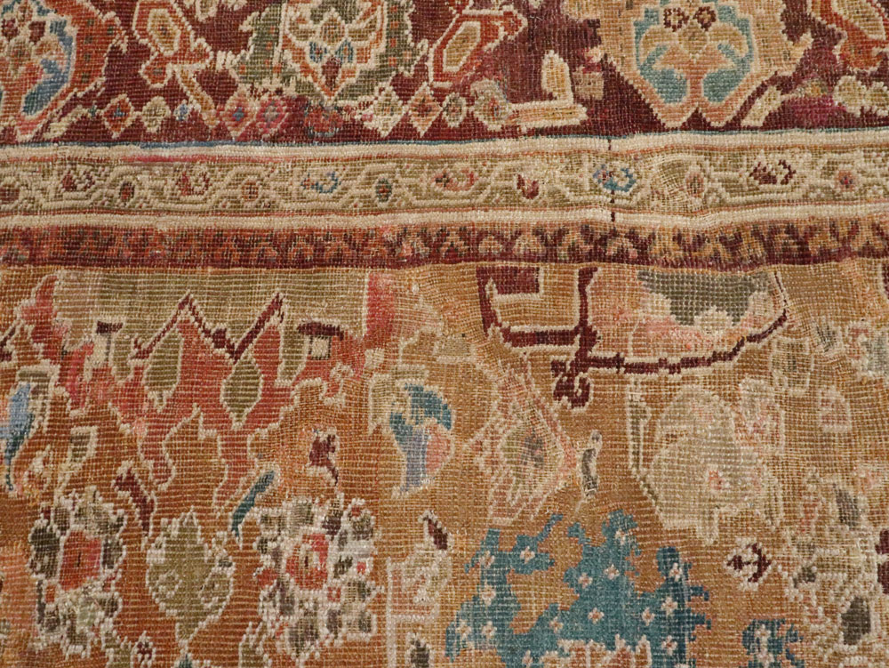 Antique Persian Mahal Carpet, No.8557 - Staging