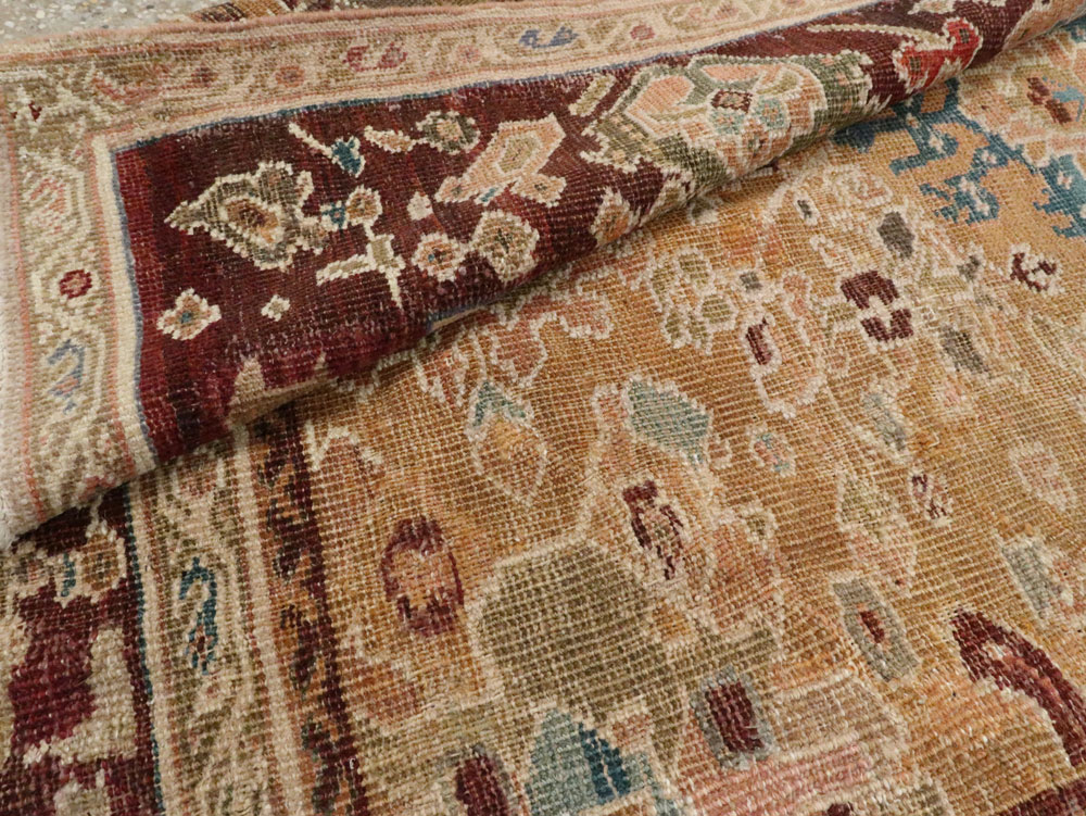 Antique Persian Mahal Carpet, No.8557 - Staging