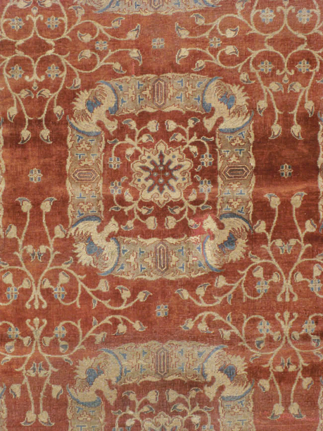 Antique Indian Lahore Carpet, No.8607 - Staging