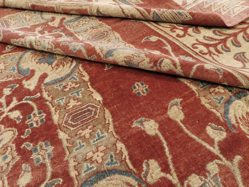 Antique Indian Lahore Carpet, No.8607 - Staging