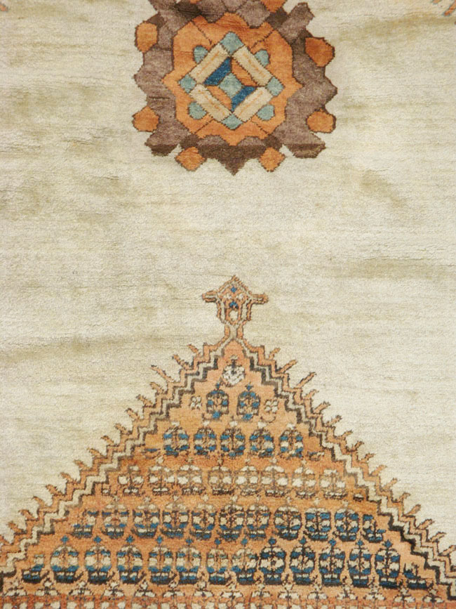 Antique Persian Bakshaish Carpet, No.8610 - Staging