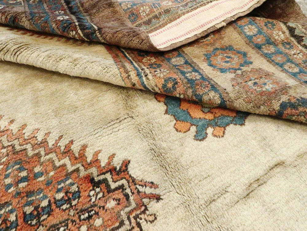 Antique Persian Bakshaish Carpet, No.8610 - Staging