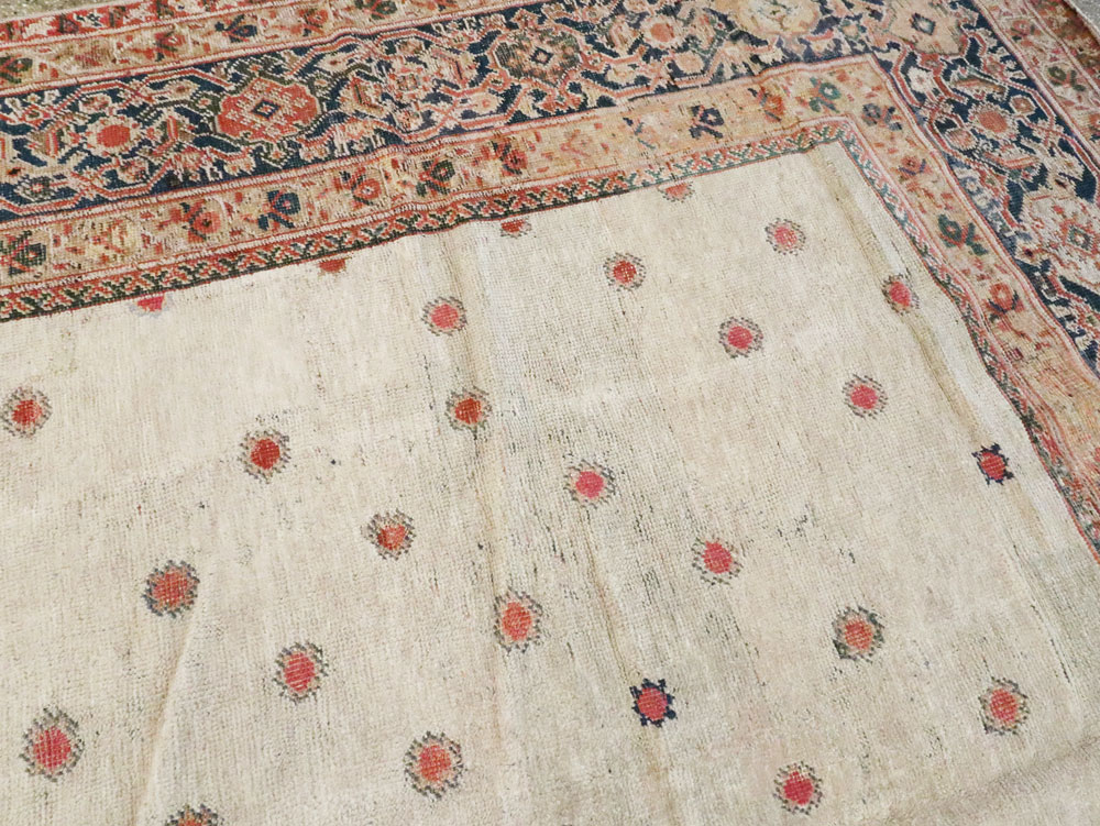 Antique Persian Mahal Carpet, No.8611 - Staging