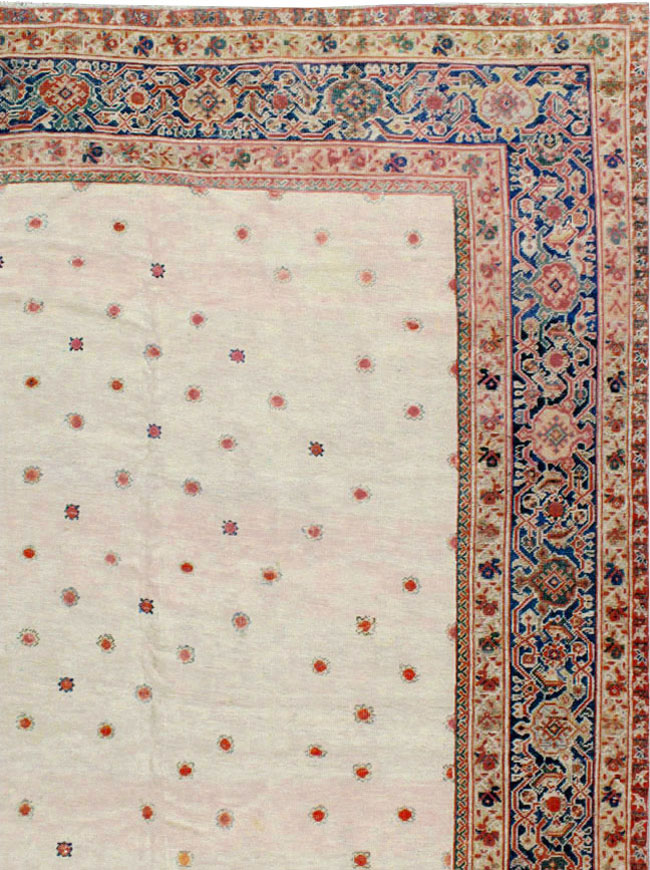 Antique Persian Mahal Carpet, No.8611 - Staging
