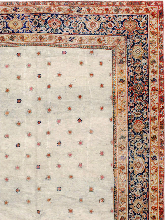 Antique Persian Mahal Carpet, No.8611 - Staging