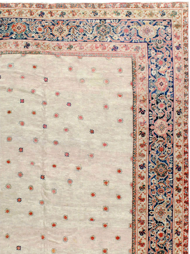 Antique Persian Mahal Carpet, No.8611 - Staging