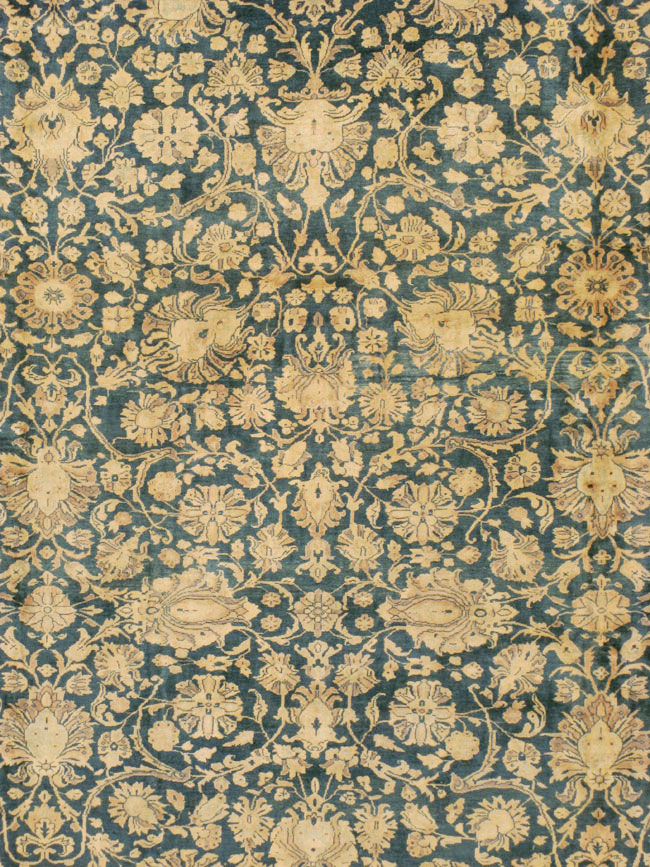 Antique Persian Sarouk Carpet, No.8616 - Staging