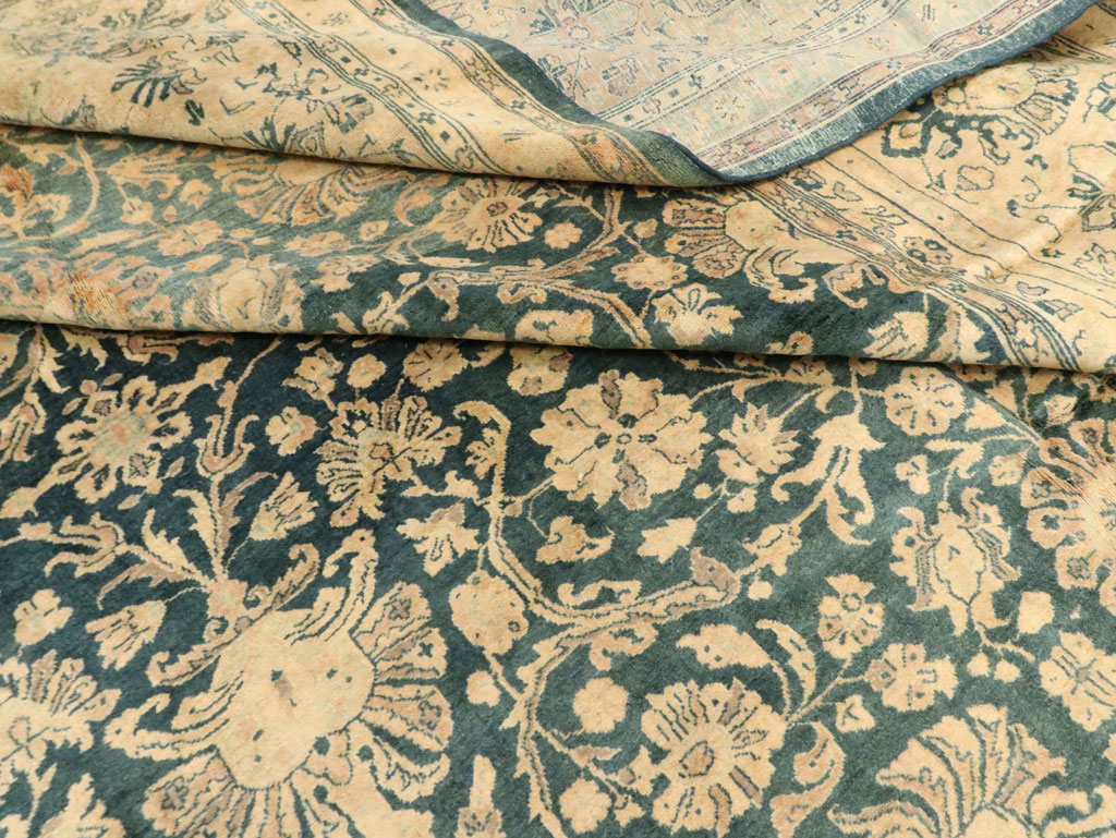 Antique Persian Sarouk Carpet, No.8616 - Staging