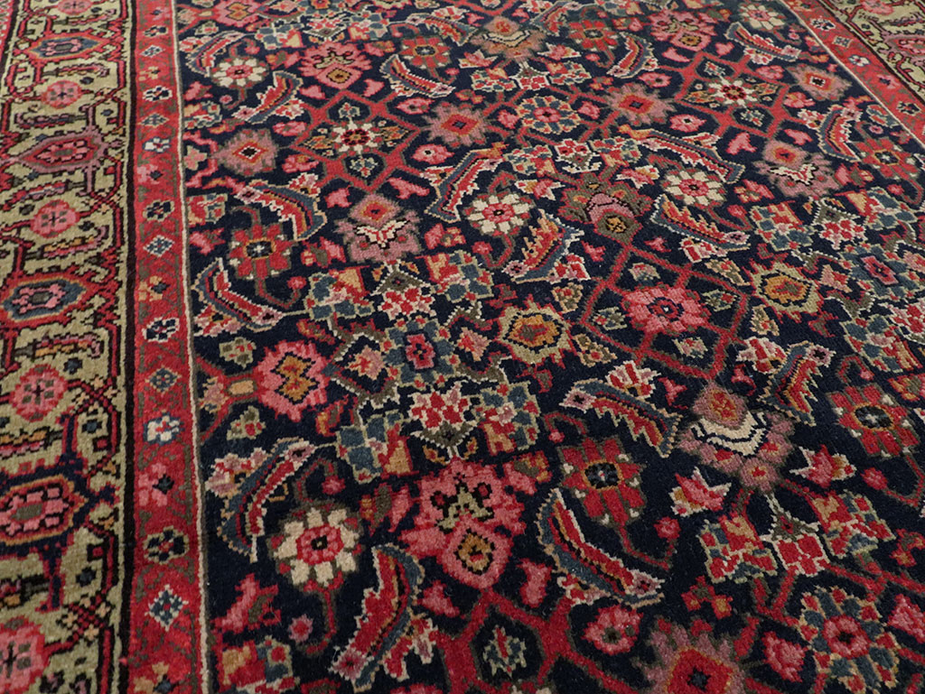 Antique Persian Fereghan Long Runner, No.8652 - Staging