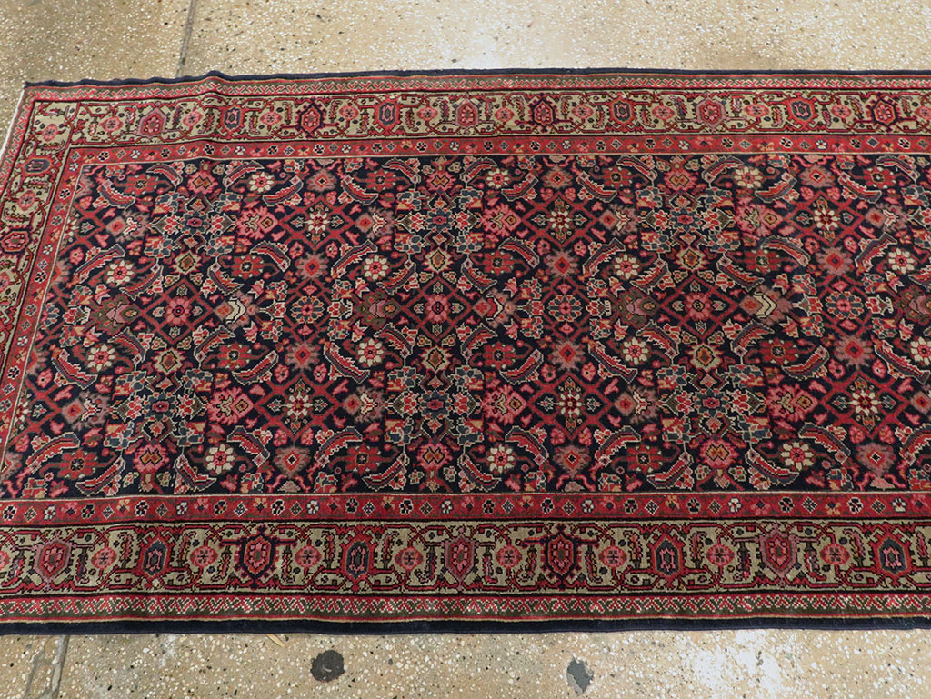 Antique Persian Fereghan Long Runner, No.8652 - Staging