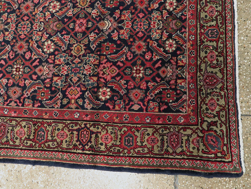 Antique Persian Fereghan Long Runner, No.8652 - Staging