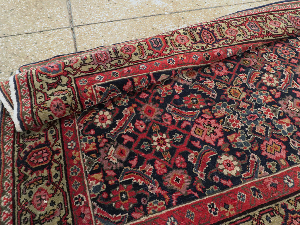 Antique Persian Fereghan Long Runner, No.8652 - Staging