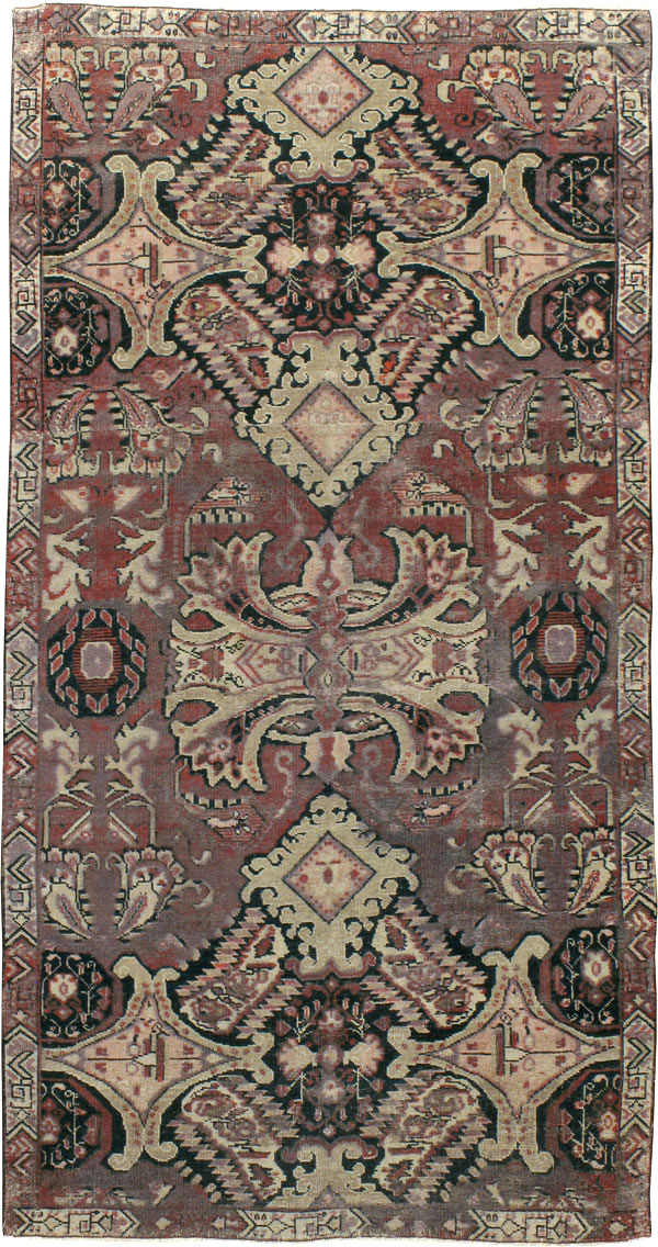 Antique Caucasian Karabagh Rug, No.8722 - Staging