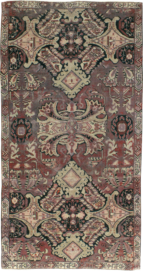 Antique Caucasian Karabagh Rug, No.8722 - Staging