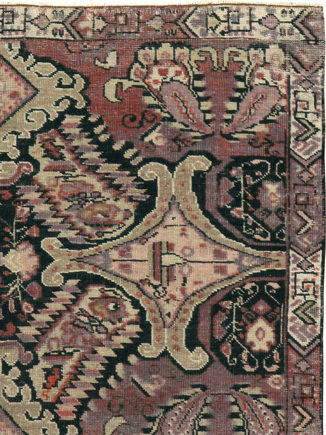 Antique Caucasian Karabagh Rug, No.8722 - Staging