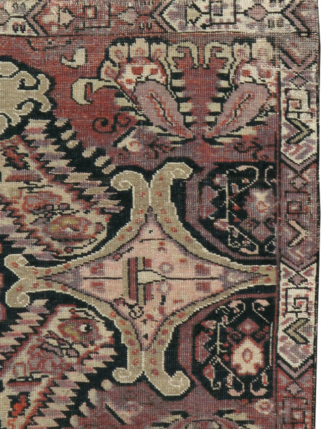 Antique Caucasian Karabagh Rug, No.8722 - Staging