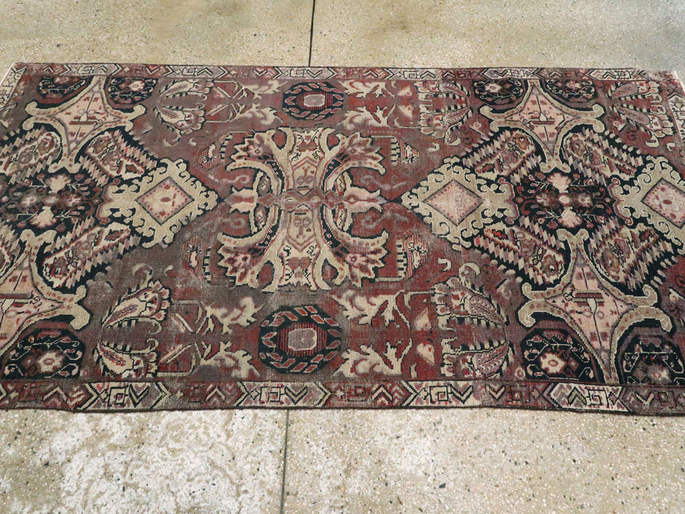 Antique Caucasian Karabagh Rug, No.8722 - Staging