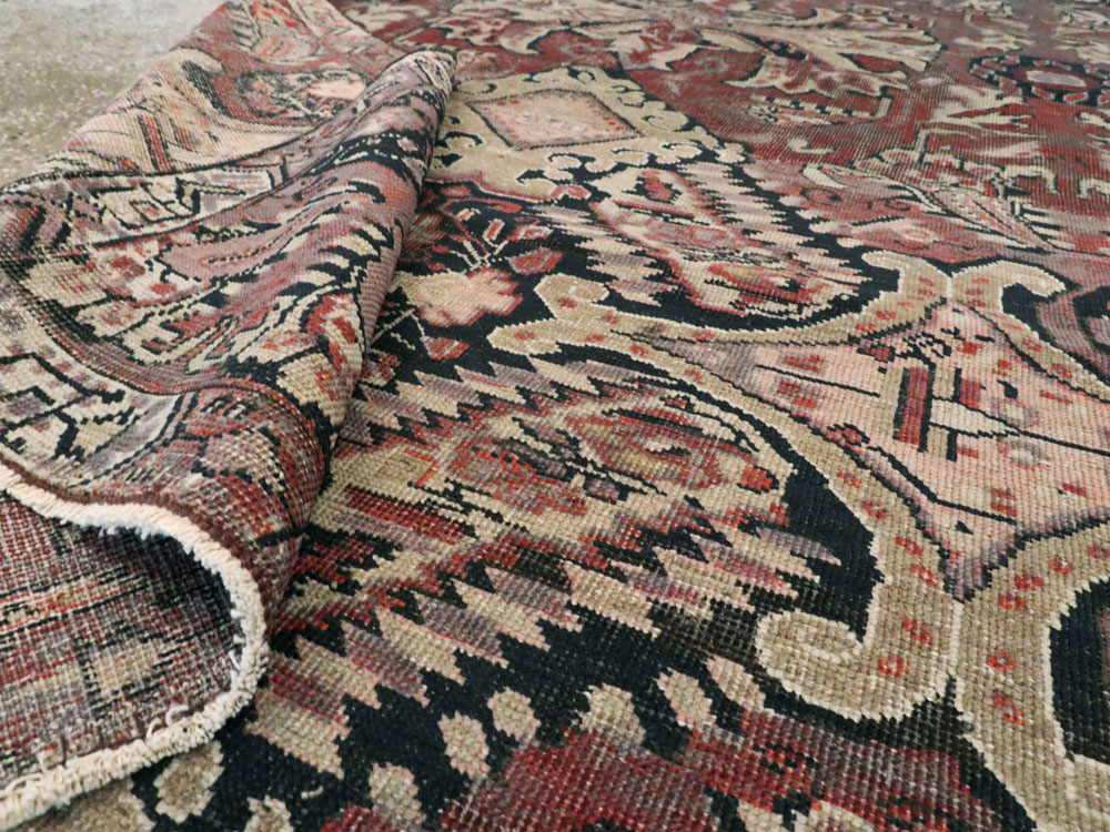 Antique Caucasian Karabagh Rug, No.8722 - Staging