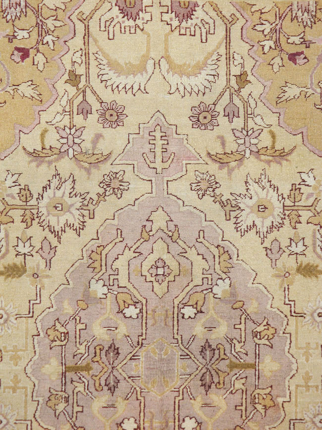 Antique Indian Agra Carpet, No.8730 - Staging