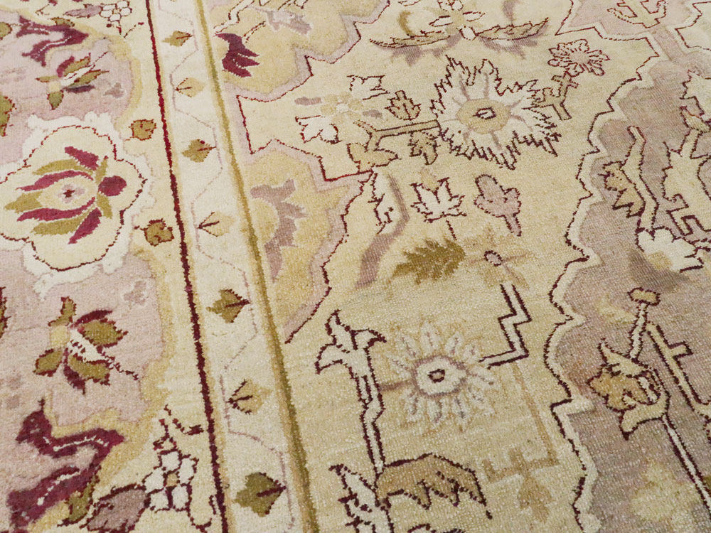 Antique Indian Agra Carpet, No.8730 - Staging