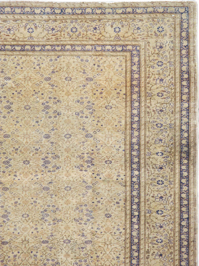 Vintage Turkish Sivas Carpet, No.8734 - Staging
