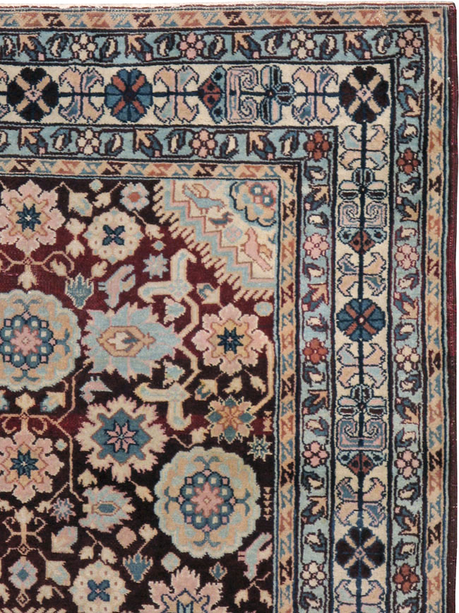 Antique Indian Agra Rug, No.8745 - Staging