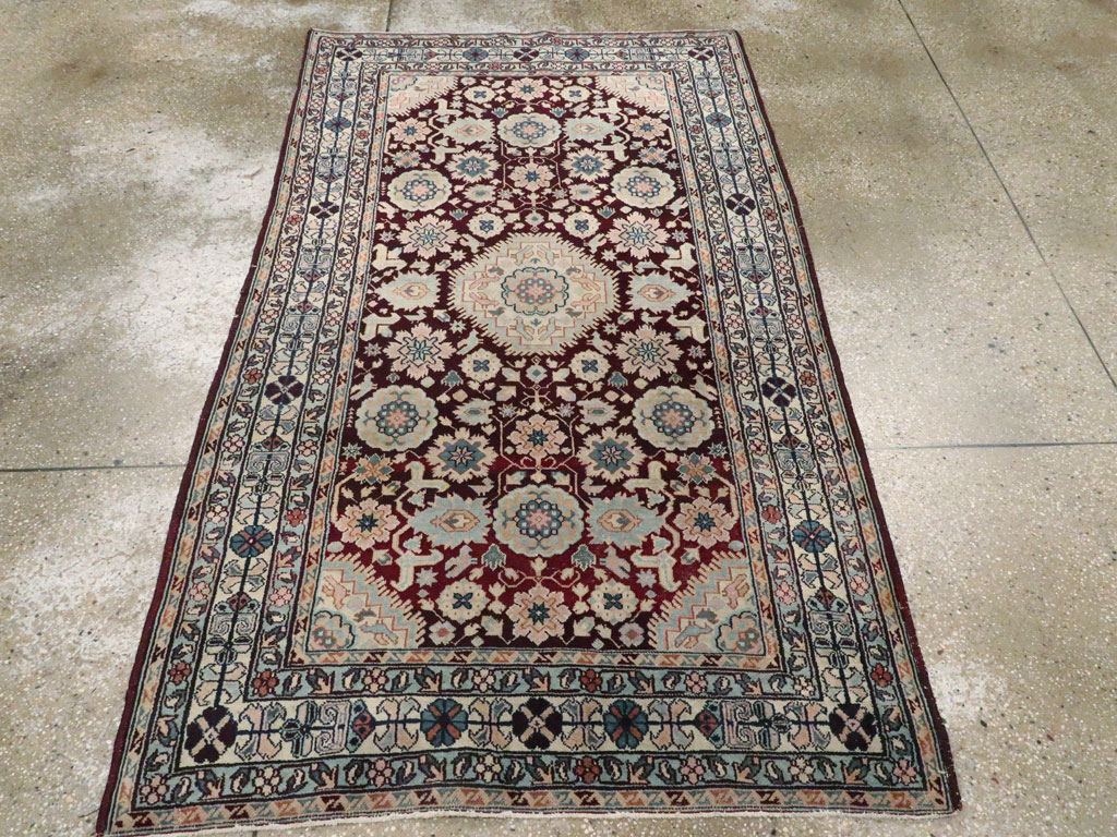 Antique Indian Agra Rug, No.8745 - Staging