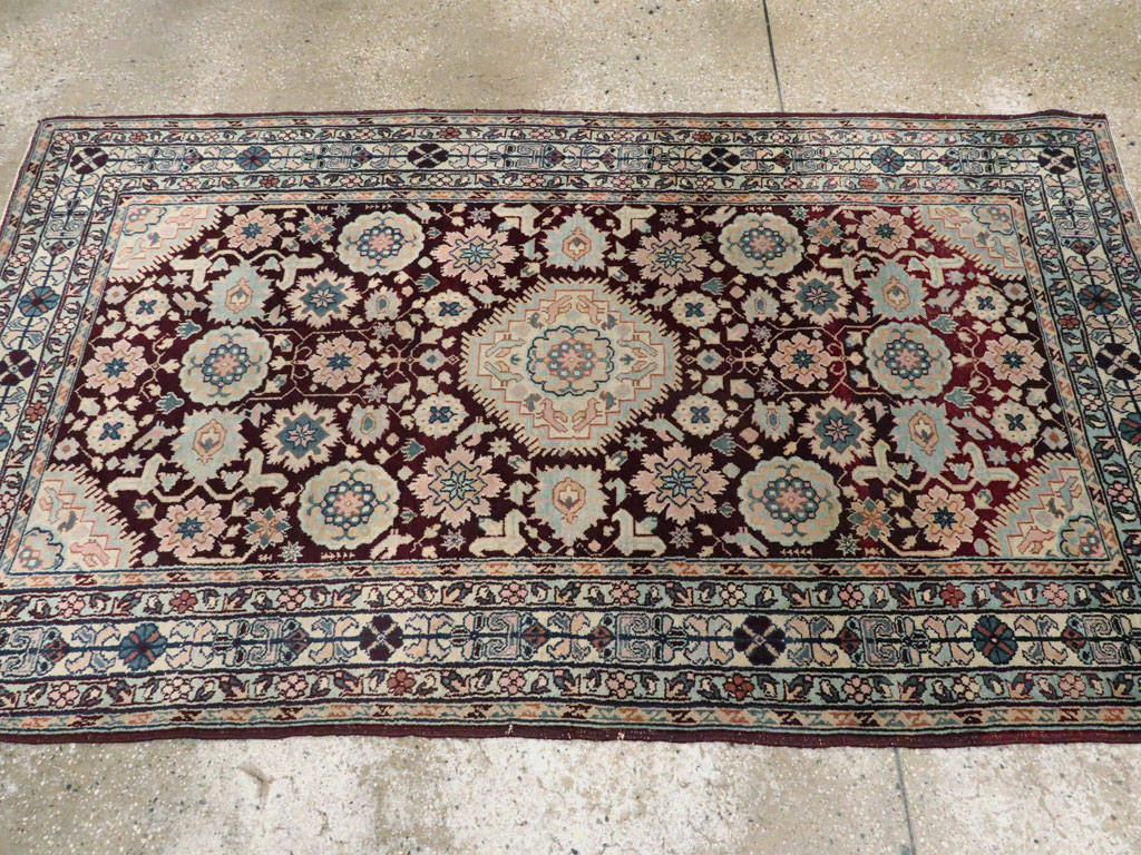 Antique Indian Agra Rug, No.8745 - Staging