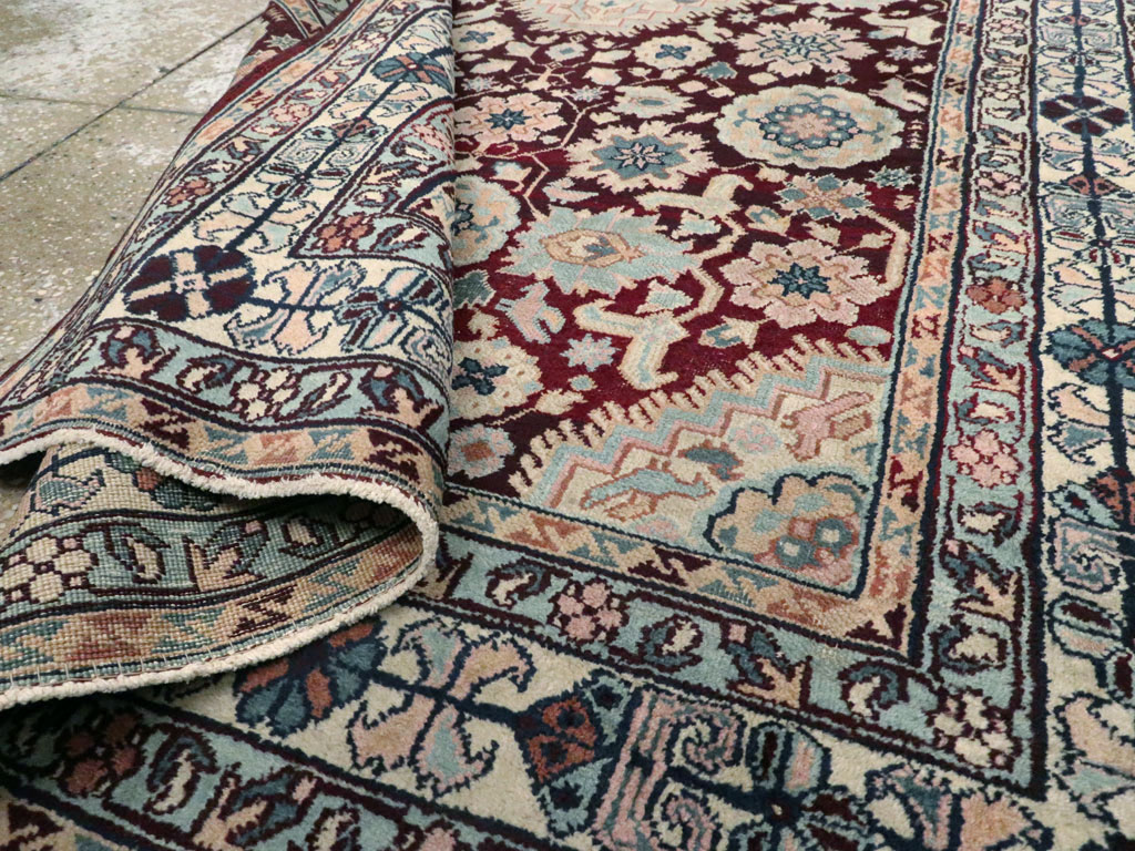 Antique Indian Agra Rug, No.8745 - Staging