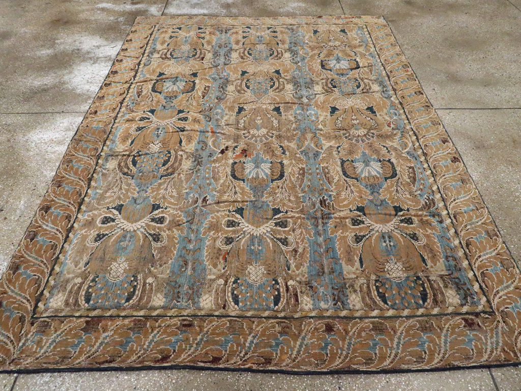 Antique European Chenille Carpet, No.8771 - Staging