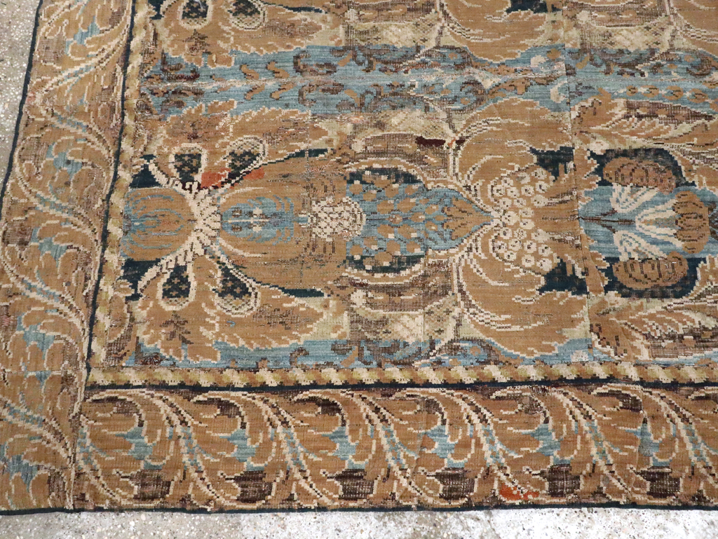 Antique European Chenille Carpet, No.8771 - Staging