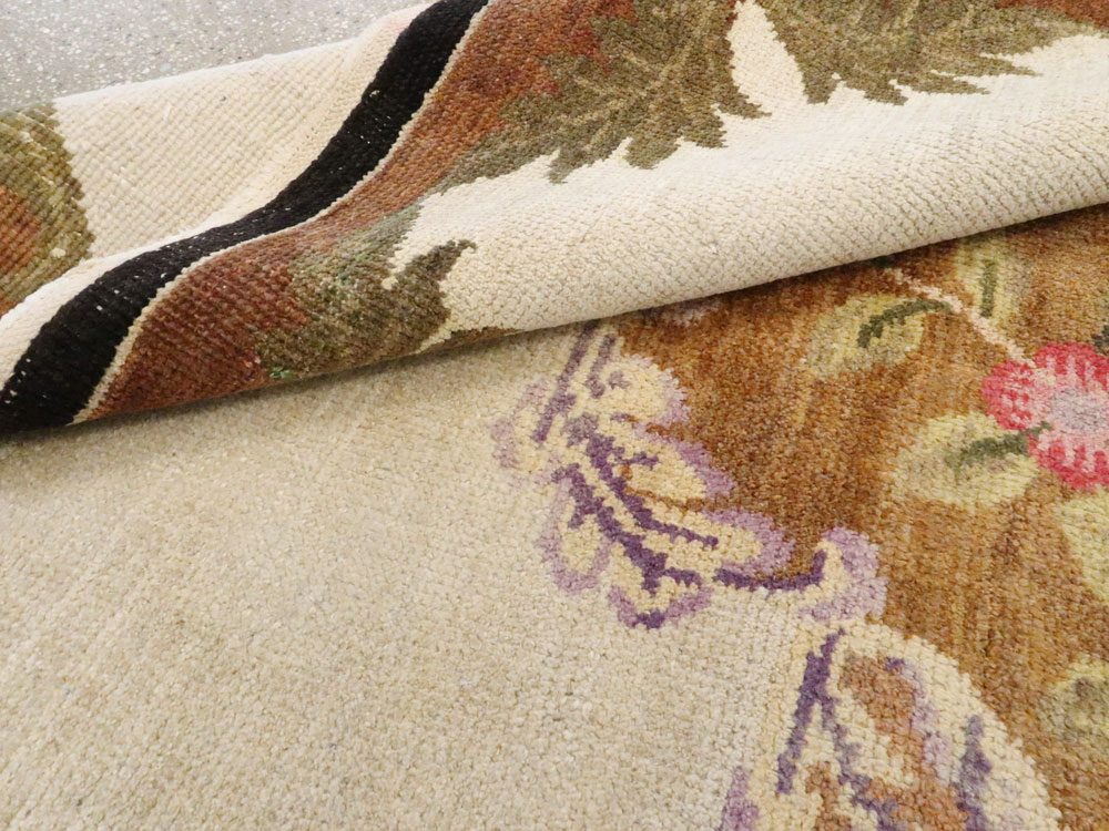 Vintage European Continental Carpet, No.8774 - Staging