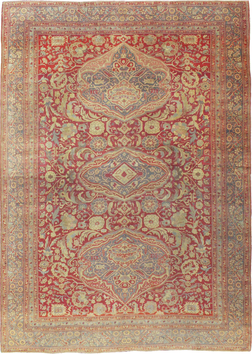 Vintage Turkish Herekeh Carpet, No.8781 - Staging