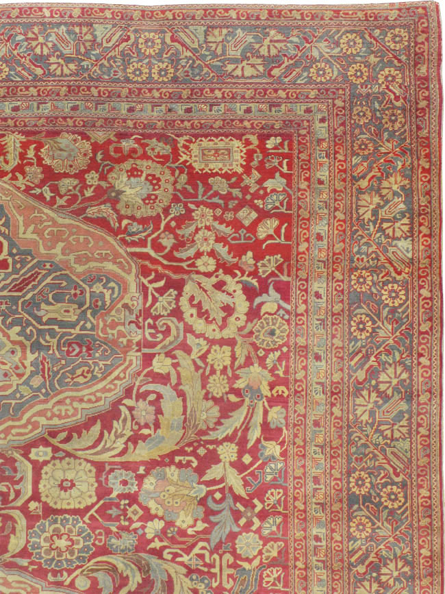 Vintage Turkish Herekeh Carpet, No.8781 - Staging