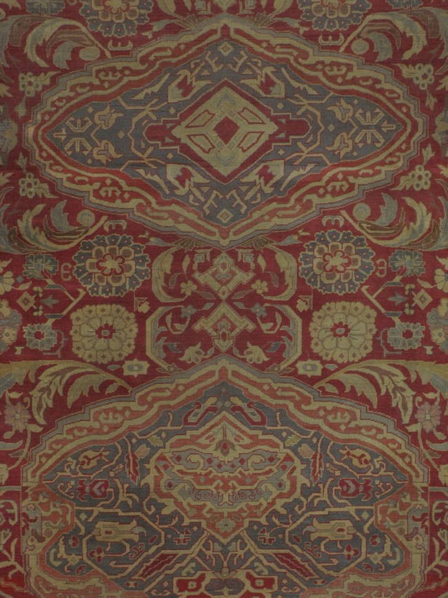 Vintage Turkish Herekeh Carpet, No.8781 - Staging