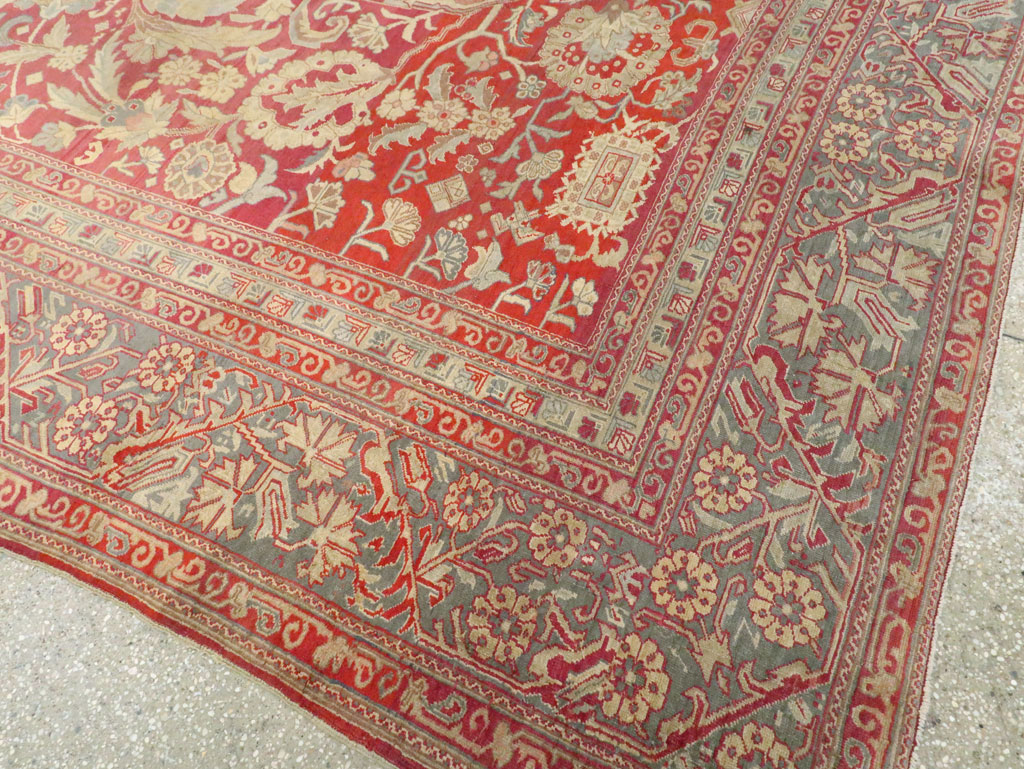 Vintage Turkish Herekeh Carpet, No.8781 - Staging