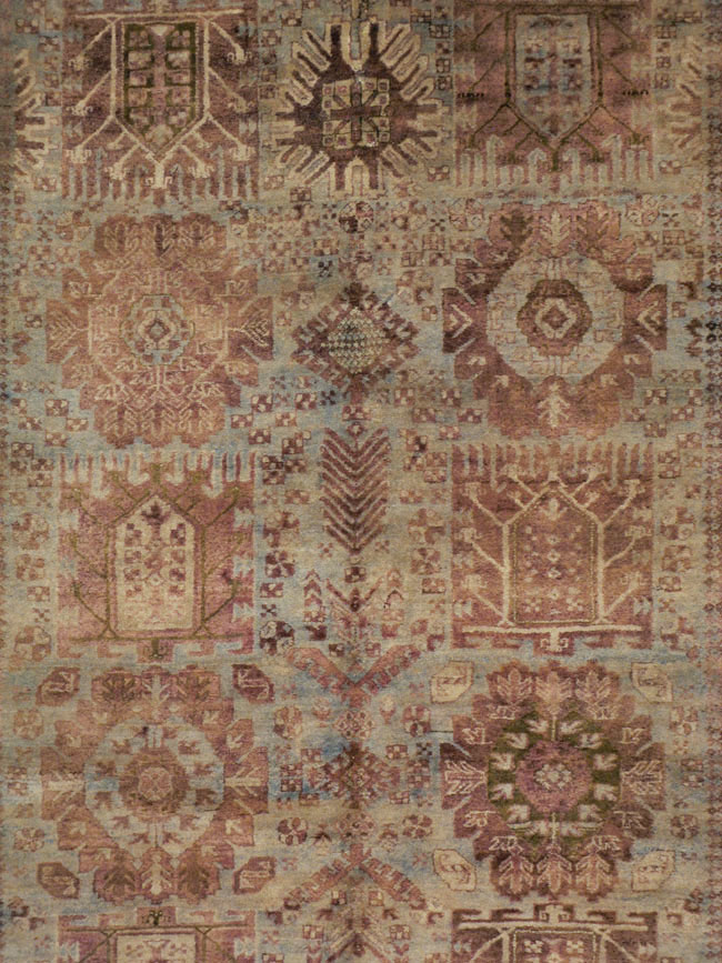 Antique Indian Agra Gallery Carpet, No.8782 - Staging