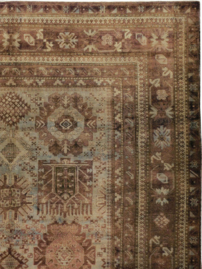Antique Indian Agra Gallery Carpet, No.8782 - Staging