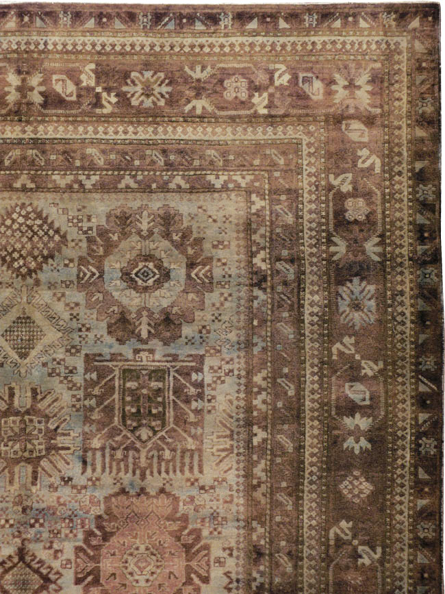 Antique Indian Agra Gallery Carpet, No.8782 - Staging