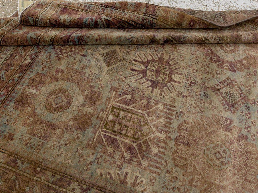 Antique Indian Agra Gallery Carpet, No.8782 - Staging