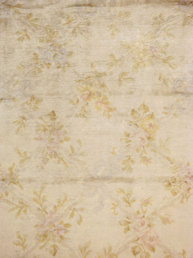 Vintage European Savonnerie Carpet, No.8783 - Staging