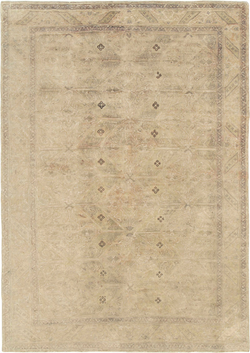 Vintage Turkish Sivas Carpet, No.8825 - Staging