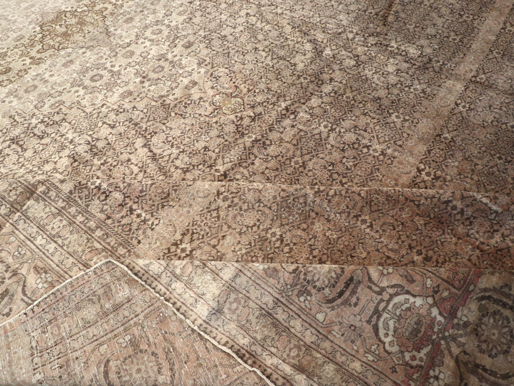 Antique Persian Tabriz Carpet, No.8864 - Staging